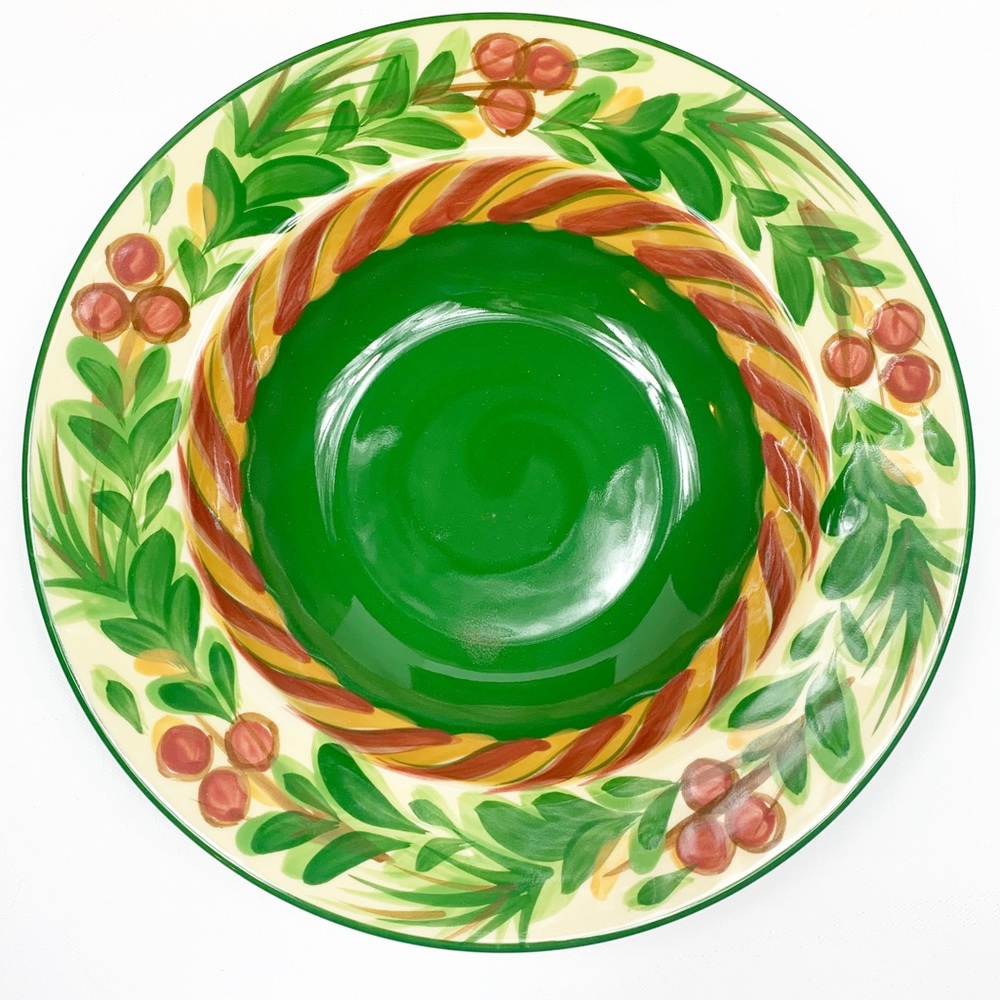 Gail Pittman Christmas Bowl 10.5” Southern Living at Home